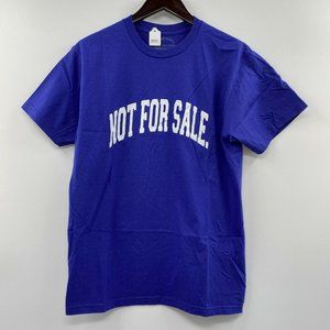 Can't Buy Respect Not For Sale Men's Short Sleeve T-Shirt Graphic Tee Blue sz M
